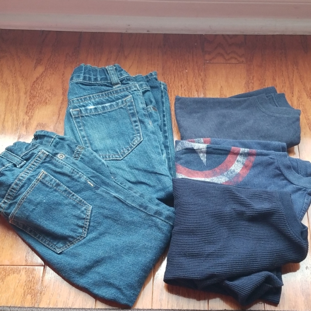 3 shirts 2 jeans